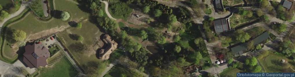 Zdjęcie satelitarne Dolina dinozaurów