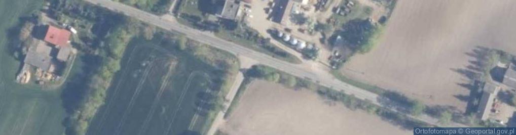 Zdjęcie satelitarne Droga do miejsc tragicznej śmierci Polaków i Żydów w latach 193