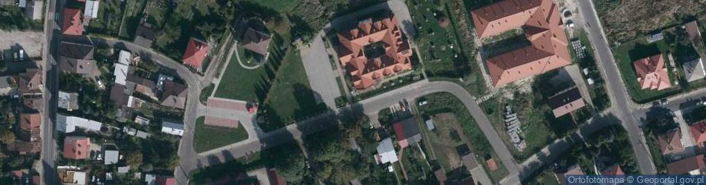 Zdjęcie satelitarne Figura św. Michała Archanioła i kamień pamięci