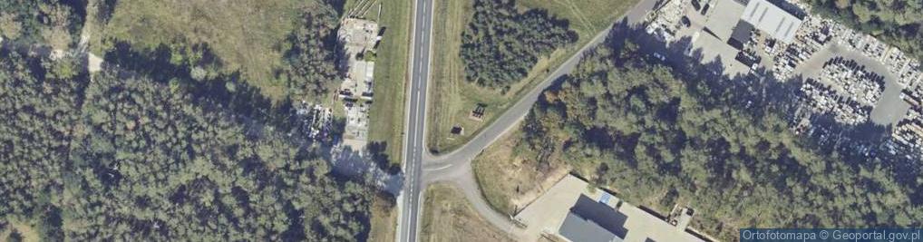 Zdjęcie satelitarne Gmina Brudzew Wita