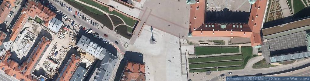 Zdjęcie satelitarne Kolumna Zygmunta
