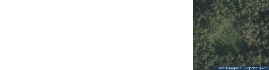 Zdjęcie satelitarne kopiec informujący o istnieniu niemieckiego poligonu wojskowego