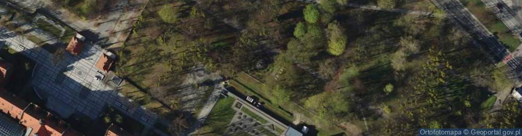 Zdjęcie satelitarne Lapidarium Gdańskie