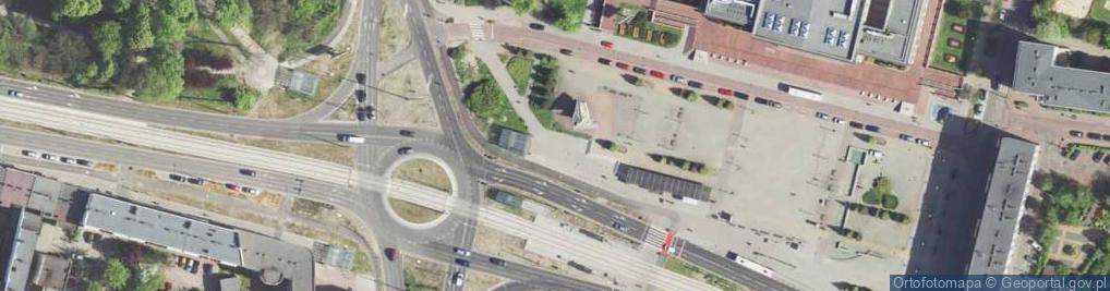 Zdjęcie satelitarne Ławeczka Hendrixa