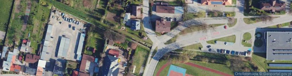 Zdjęcie satelitarne Miejsce Mordowania Bojowników o Wyzwolenie 1939-1945