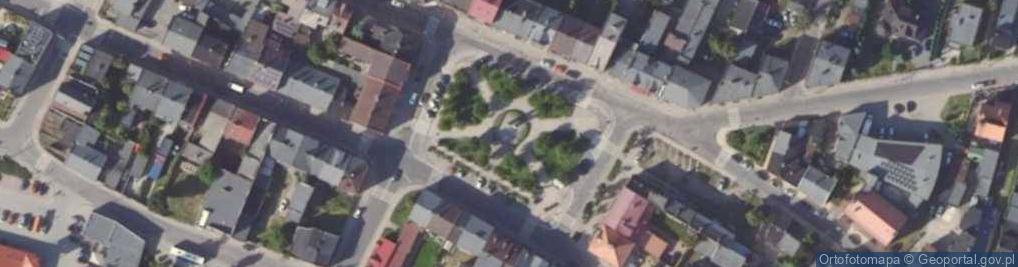 Zdjęcie satelitarne Mieszkańcom Kłodawy Poległym w Walce za Ojczyznę i Pomordowanym