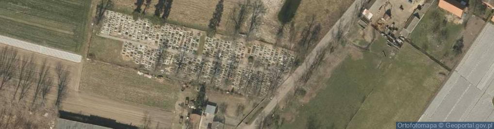 Zdjęcie satelitarne Mogiła Ofiar Obozu w Sieczkowie