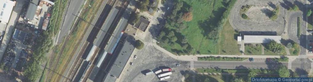 Zdjęcie satelitarne Obelisk 100-lecie kolei Krotoszyńskiej