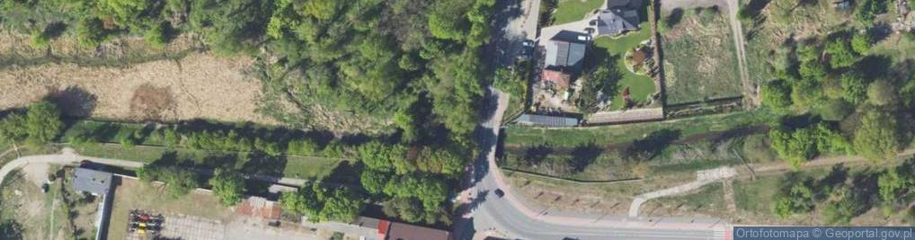 Zdjęcie satelitarne Ofiar II Wojny Światowej