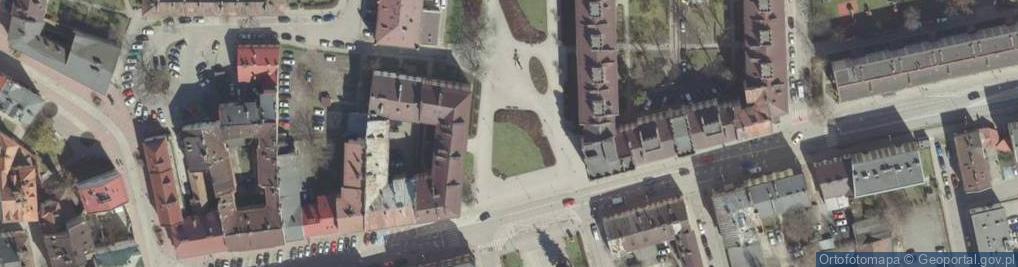 Zdjęcie satelitarne Ofiar Stalinizmu w Tarnowie
