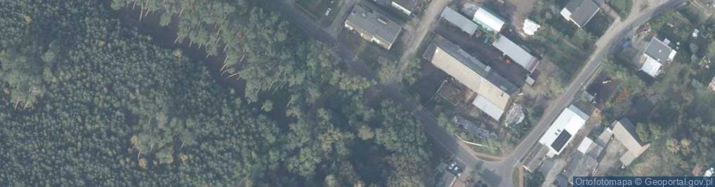 Zdjęcie satelitarne Pacyfikacja Brodziszewa 1939