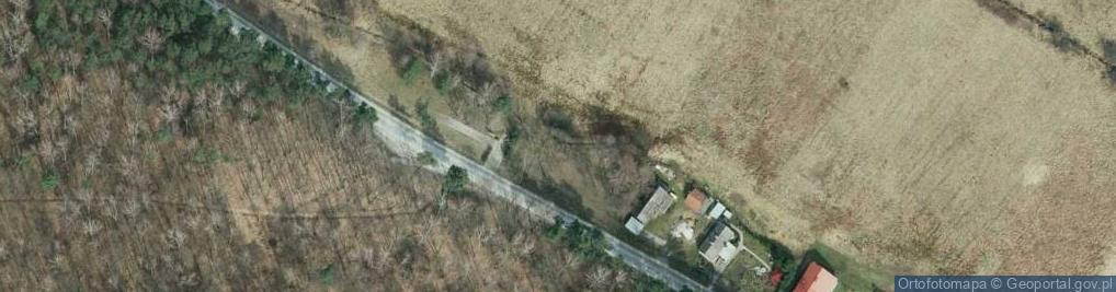 Zdjęcie satelitarne Pamięci akcji Armii Krajowej - Most 3