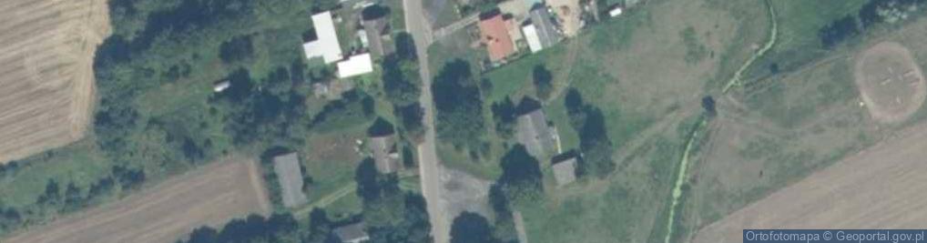 Zdjęcie satelitarne Pamięci dawnych i obecnych mieszkańców Gałdowa