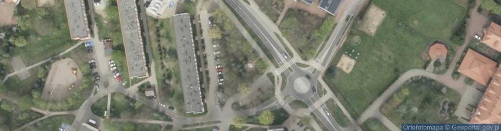 Zdjęcie satelitarne Pamięci Harcerzów Ziemii Łomżyńskiej
