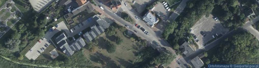 Zdjęcie satelitarne Pamięci Maksymiliana Ciężkiego