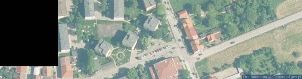 Zdjęcie satelitarne Pamięci nauczycieli