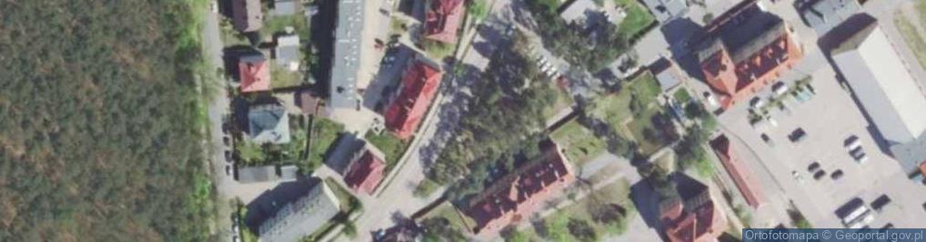 Zdjęcie satelitarne Pamięci Poległych za Polskość Ziemi Śląskiej