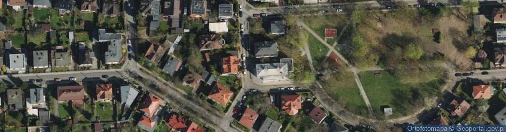 Zdjęcie satelitarne Pamięci pomordowanych parafian