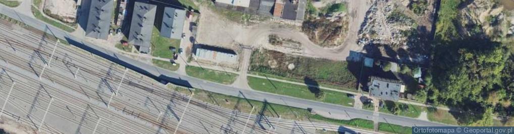 Zdjęcie satelitarne Pamięci zamordowanych przez Niemców Żydów