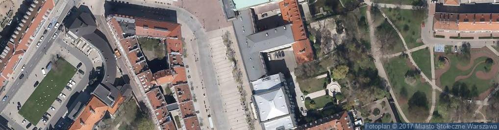 Zdjęcie satelitarne Pierwszej organizacji świeckiej na ziemiach polskich