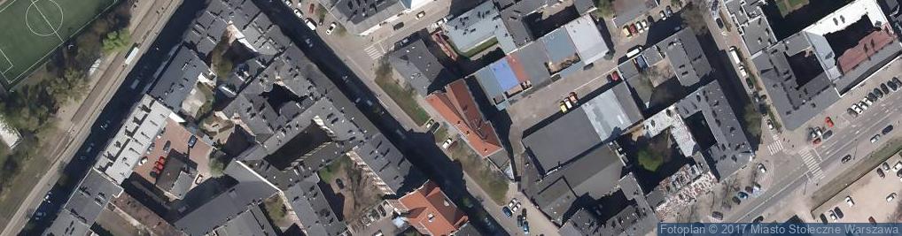 Zdjęcie satelitarne Pierwszy tramwaj warszawski
