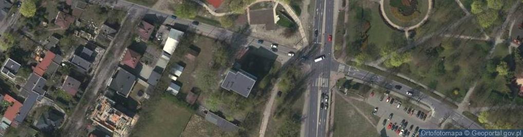 Zdjęcie satelitarne Poległym nauczycielom