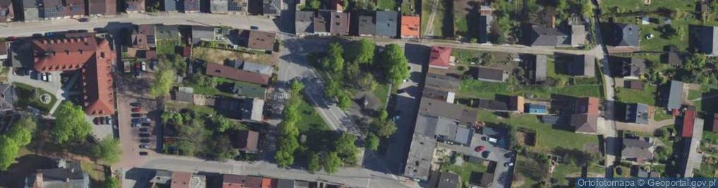Zdjęcie satelitarne Poległym wczasie II Wojny Światowej