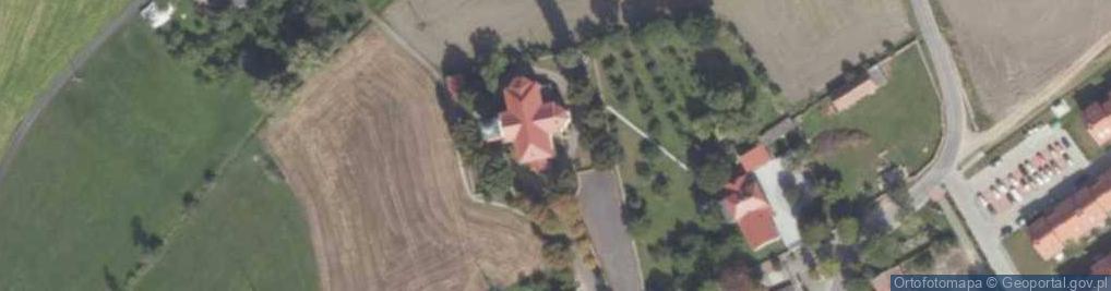 Zdjęcie satelitarne pomnik bł. ks. Aleksy Sobaszek
