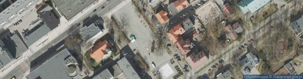 Zdjęcie satelitarne Pomnik bohaterów II wojny światowej