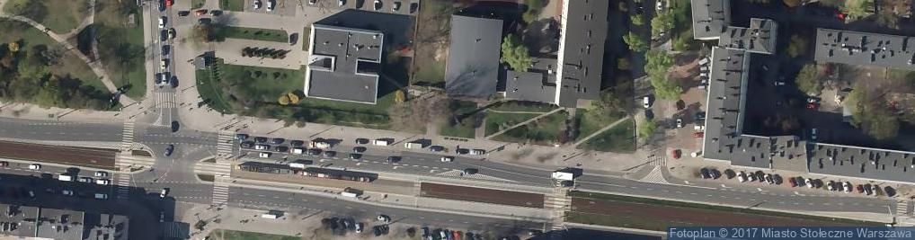Zdjęcie satelitarne Pomnik Budowy Szosy Brzeskiej