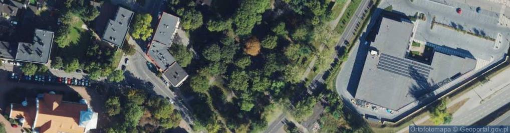 Zdjęcie satelitarne Pomnik dla uczczenia bohaterskiej śmierci powstańców i obywatel