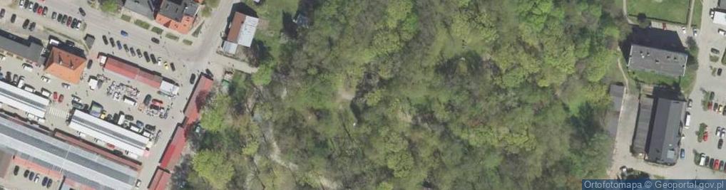 Zdjęcie satelitarne Pomnik dla upamiętnienia miejsca spoczynku 264 żołnierzy niemie