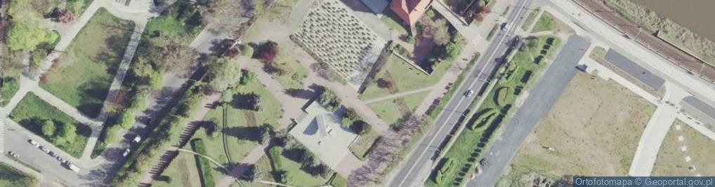Zdjęcie satelitarne Pomnik Dzieci Głogowskich