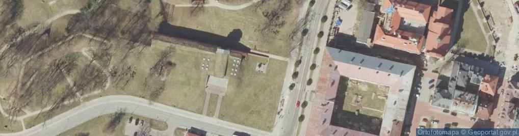 Zdjęcie satelitarne Pomnik Dzieci Zamojszczyzny