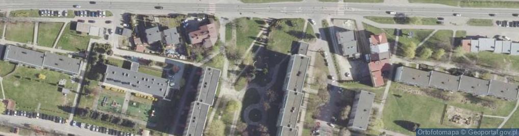 Zdjęcie satelitarne Pomnik Intronizacja Chrystusa Króla