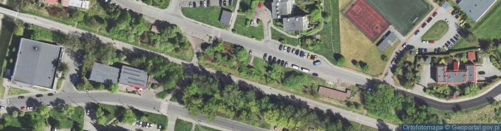 Zdjęcie satelitarne Pomnik ku czci Jana Martyniaka, żołnierza GL, poległego 10 czer