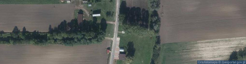 Zdjęcie satelitarne Pomnik ku czci pomordowanych Polaków przez nacjonalistów ukraiń