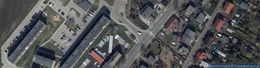 Zdjęcie satelitarne Pomnik lotników