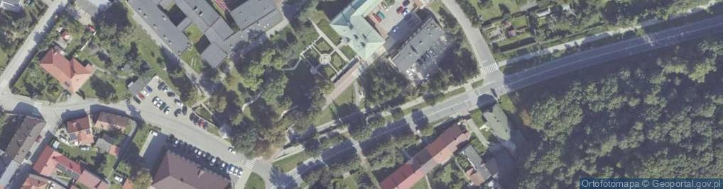Zdjęcie satelitarne pomnik Marszałka Józefa Piłsudskiego