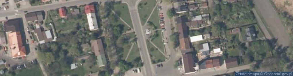 Zdjęcie satelitarne Pomnik partyzantów Gwardii Ludowej