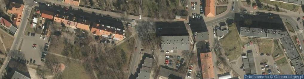 Zdjęcie satelitarne Pomnik Powrotu Ziem Zachodnich do Macierzy