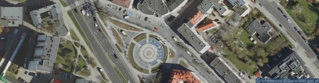 Zdjęcie satelitarne Pomnik Rodła