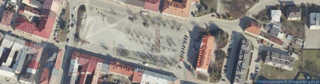 Zdjęcie satelitarne Pomnik św. Jana Niepomucena