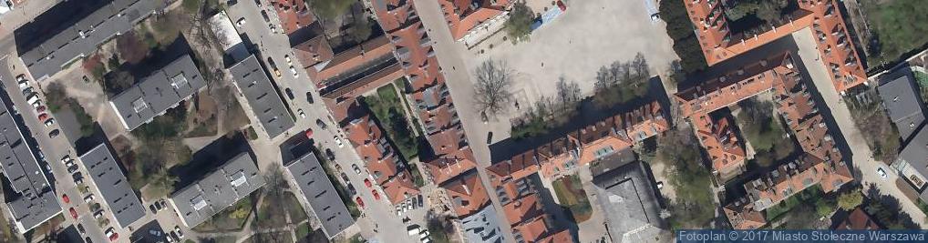 Zdjęcie satelitarne Pomnik św. Klemensa Hofbauera - Rynek Nowego Miasta