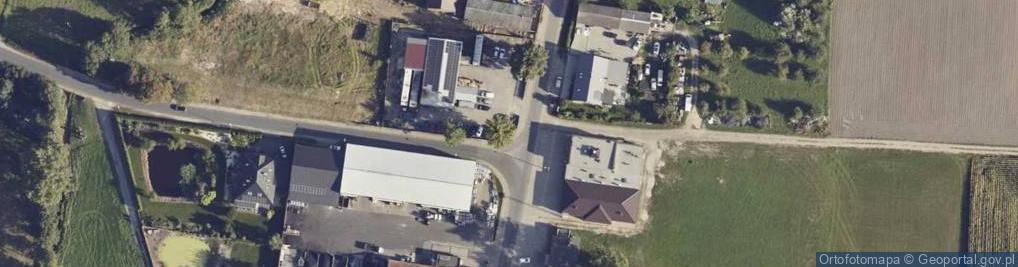 Zdjęcie satelitarne Pomnik św. strażaków