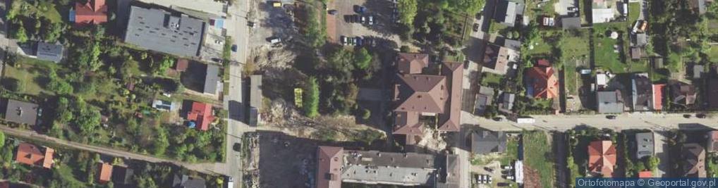 Zdjęcie satelitarne Pomnik upamiętniający 100 lecie działalności Szkoły Górniczej i