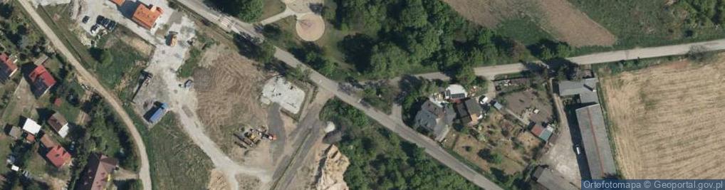 Zdjęcie satelitarne Pomnik upamiętniający śmierć żołnierzy niemieckich I Wojny Świa