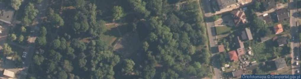 Zdjęcie satelitarne Pomnik upamiętniający VI Oddział Partyzancki AK