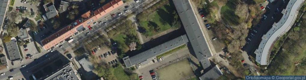 Zdjęcie satelitarne Pomnik W. Reymonta
