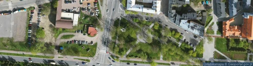 Zdjęcie satelitarne Pomnik zesłańców Sybiru